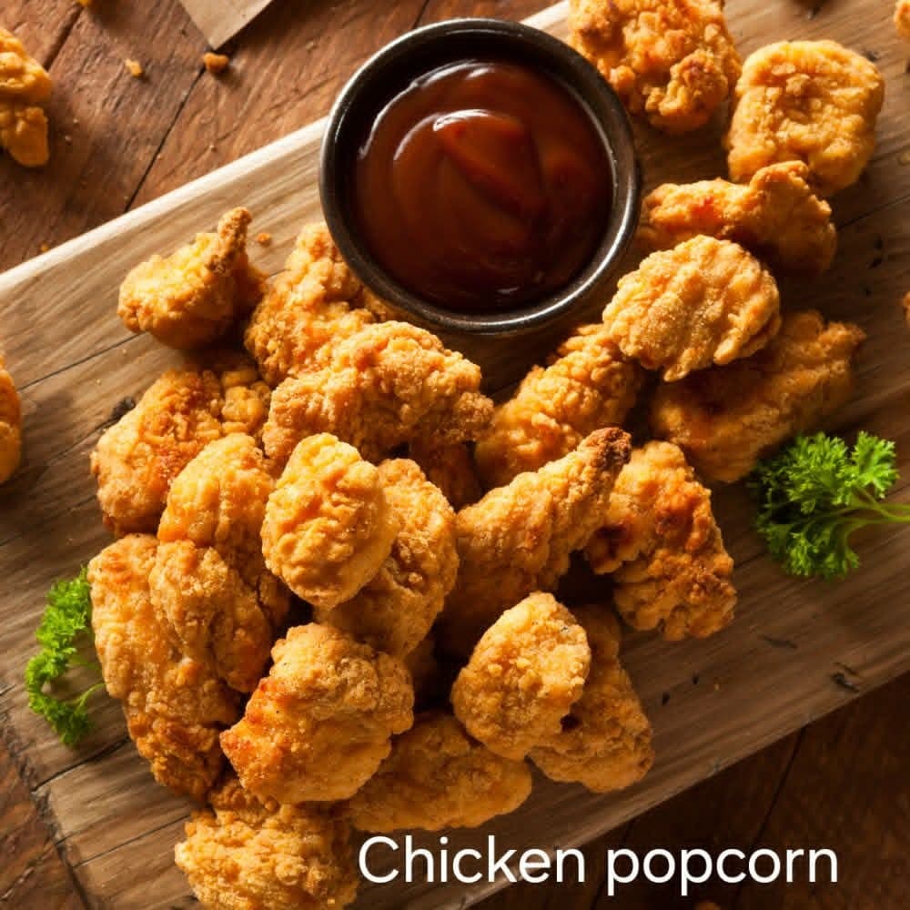 Popcorn Chicken Loaded Fries